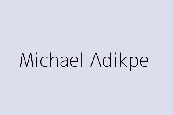 Michael Adikpe